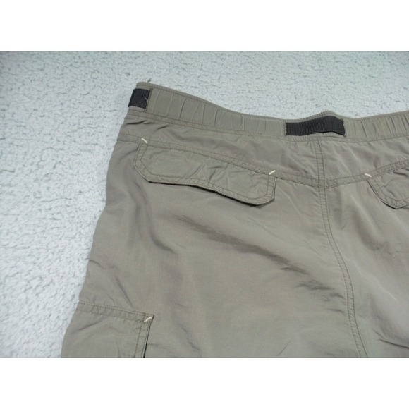 REI Pants Mens Size M 35 X 31 Green Convertible Cargo Belted Ankle Zip UPF 50+ - Picture 10 of 16